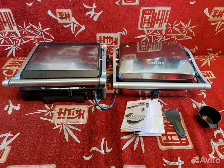 Электрогрили Steba и Sinbo в коробке