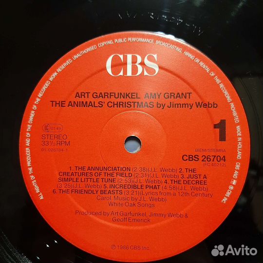 Art Gargunkel - Animals' Christmas By Jimmy Webb