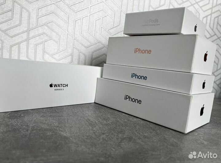 Коробка для iPhone 7, AirPods, Watch
