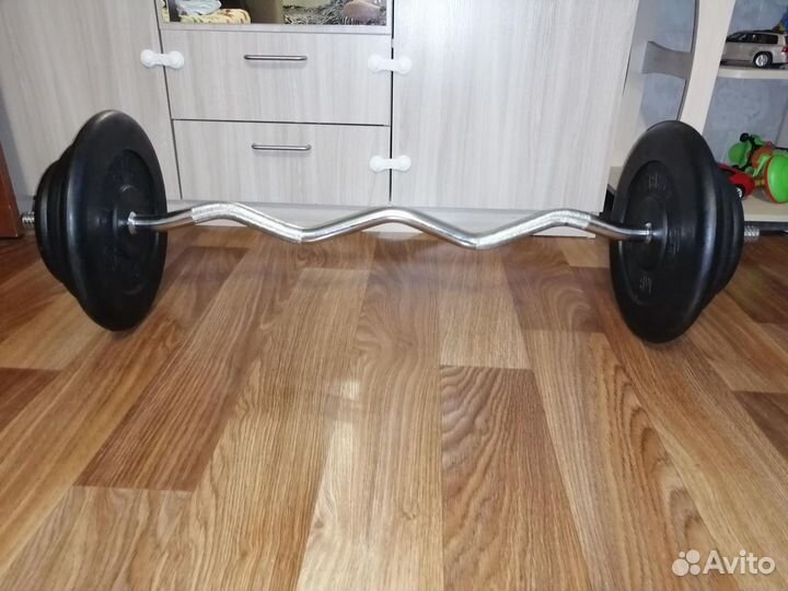 Штанга W - гриф (Barbell) 65 кг