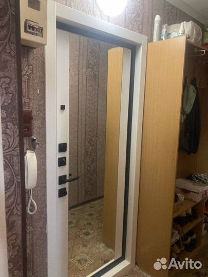 Входная металлическая дверь с зеркалом