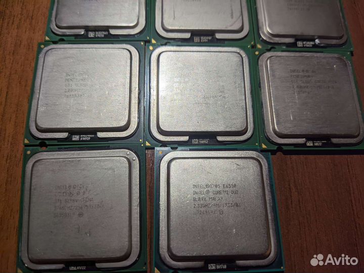 Процессоры intel 775 сокет. 1, 2 ядерные