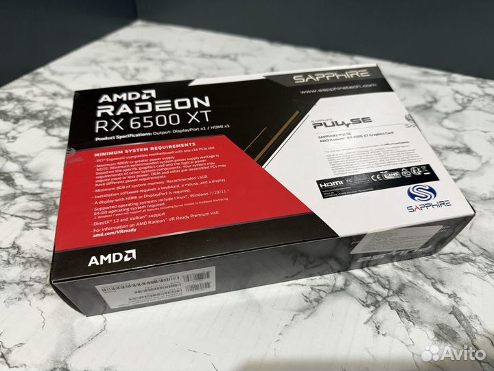 Новая Sapphire AMD Radeon RX 6500 XT