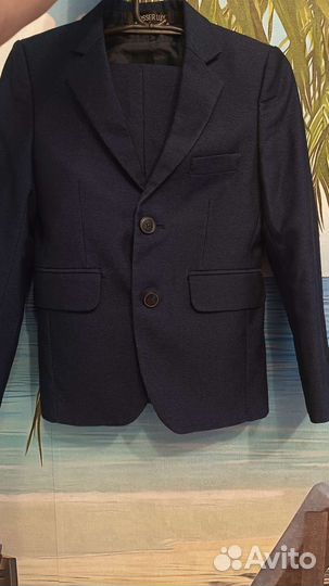 Школьный костюм для мальчика 122 синий