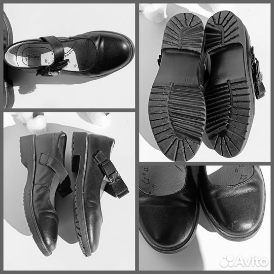 Туфли школьные для девочки натуральная кожа