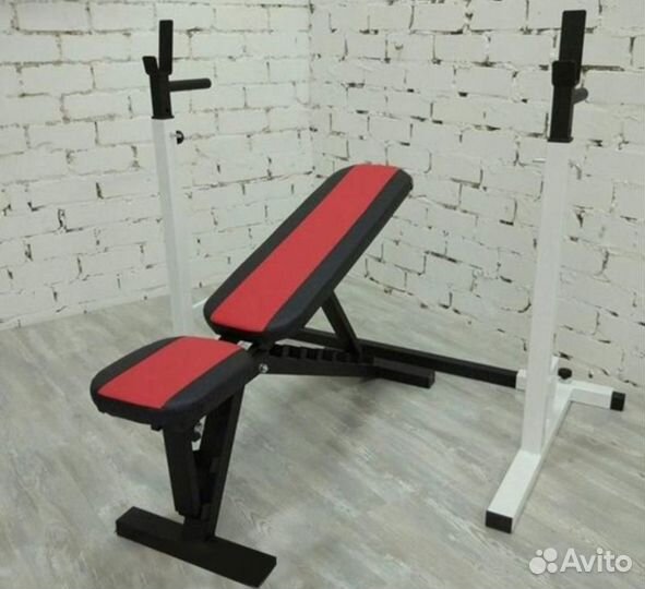 Скамья для жима и стойки без Страховки