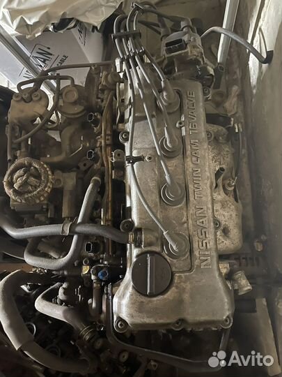 Двигатель с коробкой автомат nissan almera 1.4