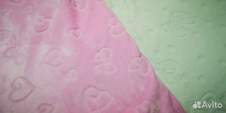 Ткань вэлсофт для пледов, плюш