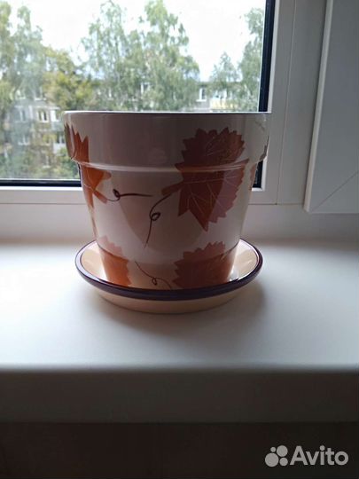 Горшок керамический для цветов