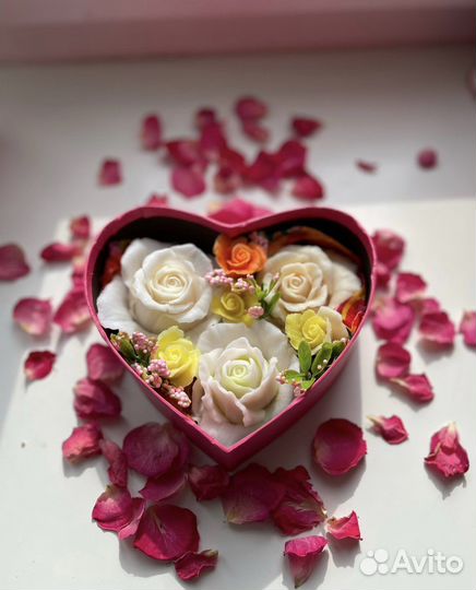 Букет цветов из мыла