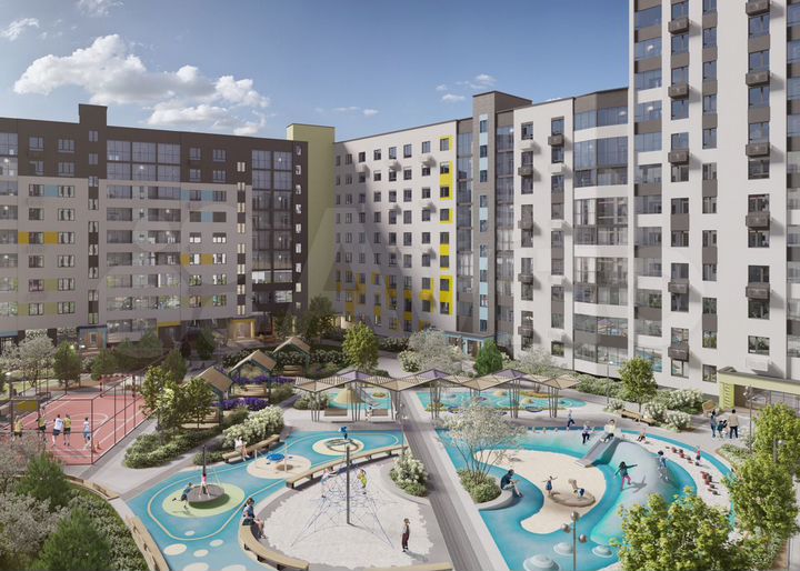 1-к. квартира, 42 м², 8/9 эт.