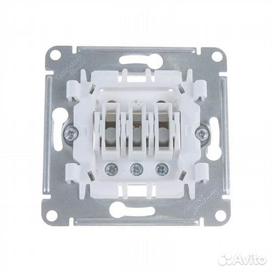 Выключатель Schneider Electric Glossa 3-клавишный, 10А, белый