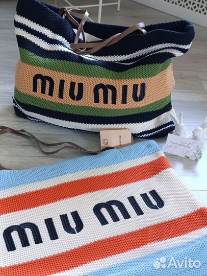 Сумка шопер Miu miu Премиум