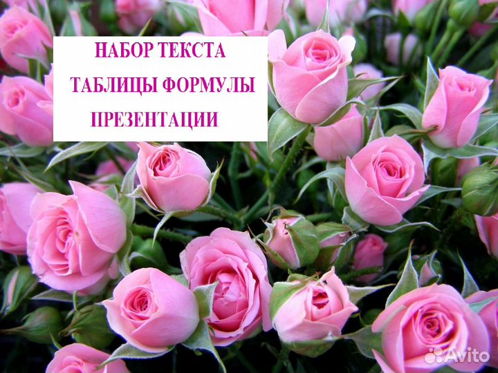 Набор текста, таблицы, формулы, презентации