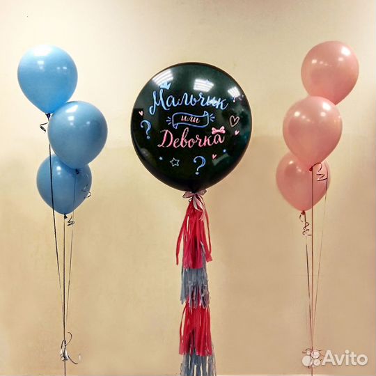 Гендерный шар на определение пола ребёнка