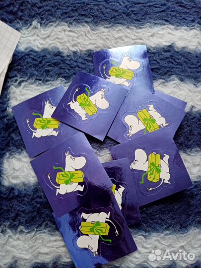 Наклейки Лента Муми тролли