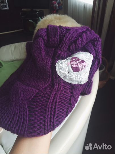 Вязанная кепка guess