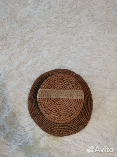 Соломенная шляпа детская на заказ