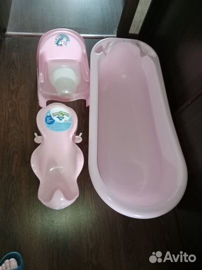 Ванночка для купания с горкой