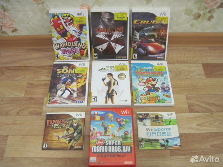 Оригинальные диски для Nintendo Wii (Вии )