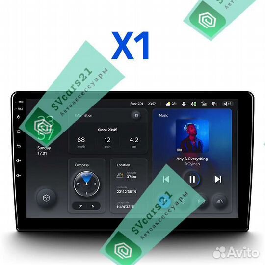 Магнитола Teyes X1 2/32 + 4G с симкой