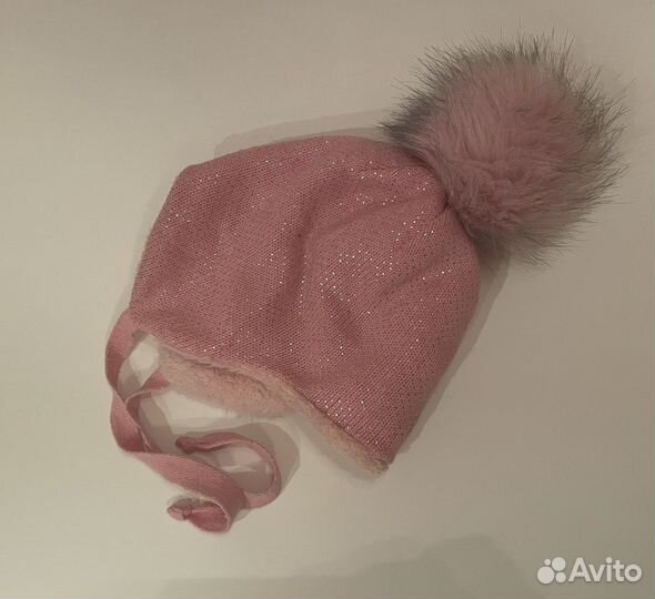 Шапка для девочки зима на 2 3 года