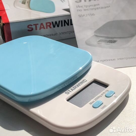 Весы кухонные электронные до 2кг (точность 0,1г)