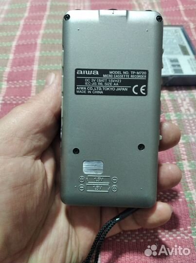 Диктофон Aiwa TP-M720, Sony TCA-30D stereo rec