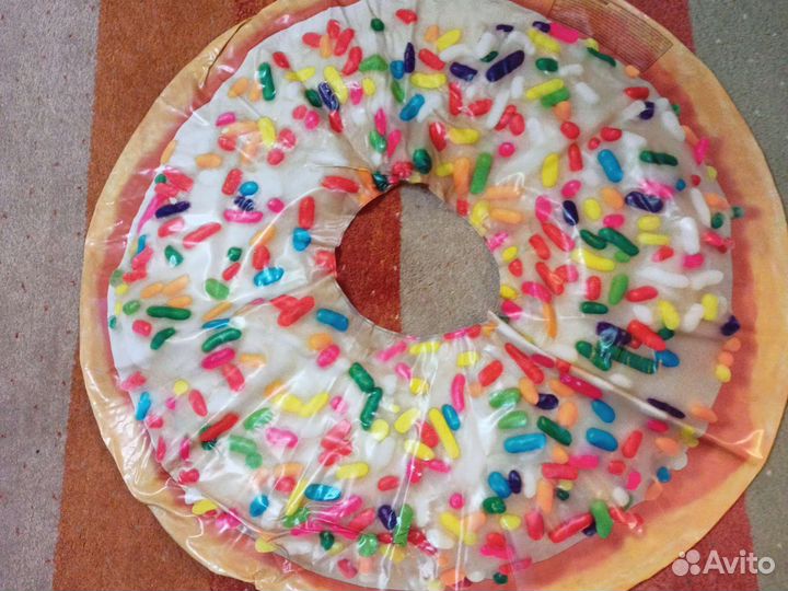 Надувной круг пончик