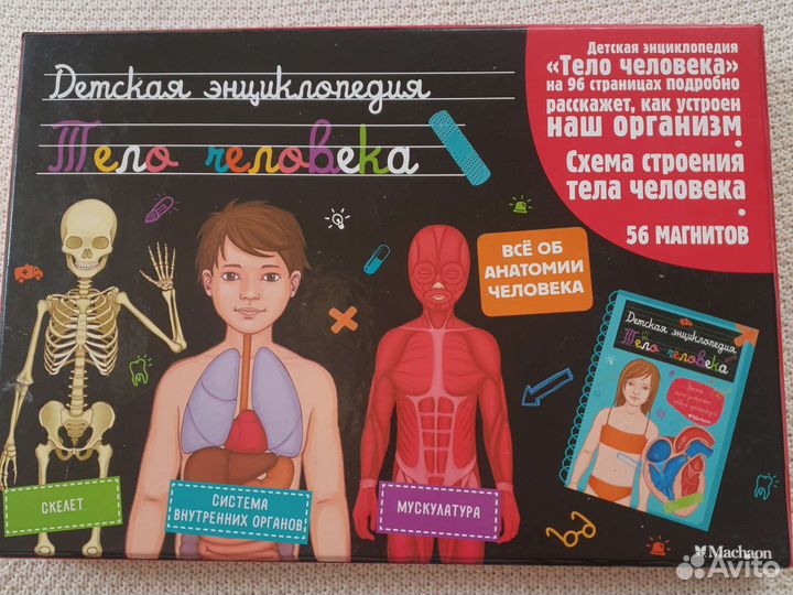 Детская энциклопедия с магнитными пазлами