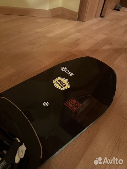 Сноуборд 163+ крепления fastec