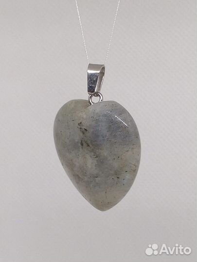 Кулон из натурального лабрадорита