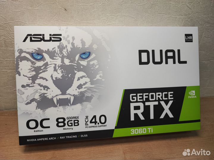 Видеокарта asus nvidia GeForce RTX 3060 Ti 8Gb