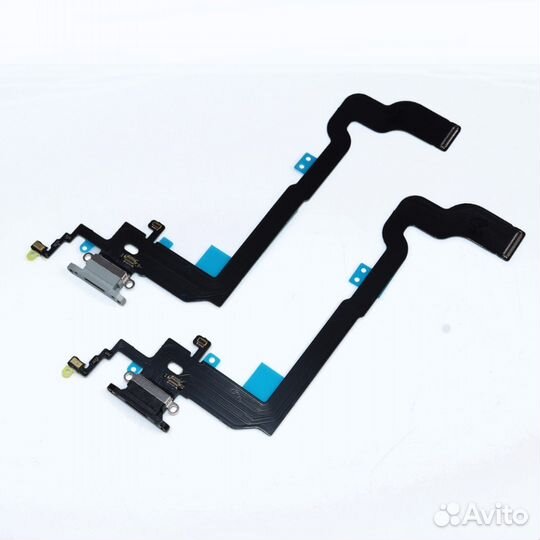 Шлейф Apple iPhone X (разъем зарядки и микрофон)