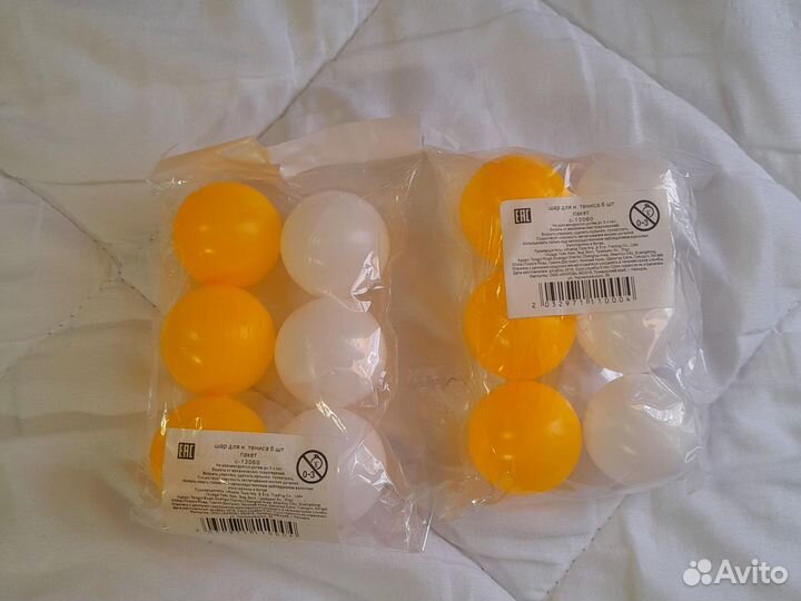 Набор мяч для настольного тенниса 6 шт