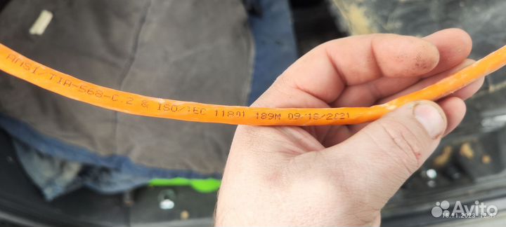 Витая пара 7468c sftp-4p-cat.6a-solid-in-lszh