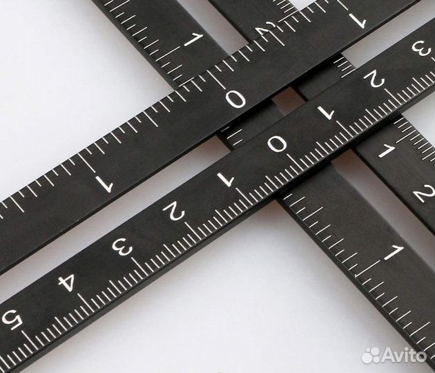 Многоугловая измерительная линейка, 12 элементов