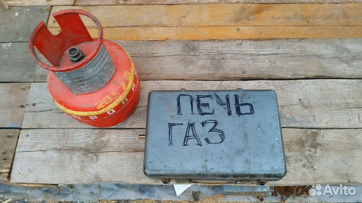 Портативная газовая плитка с баллоном