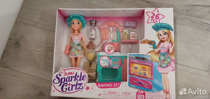 Набор игровой для девочки, кукла, кухня