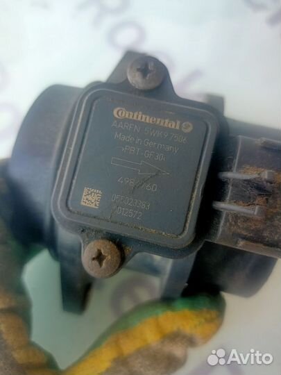 Датчик массового расхода воздуха ISF 2.8 Газель Cu