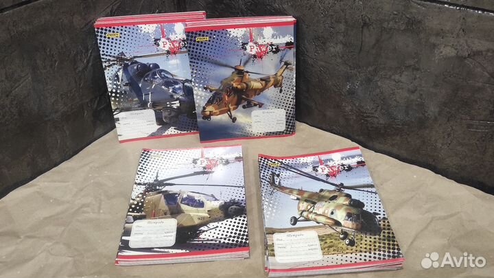 28 тетрадей в клетку по 18 листов