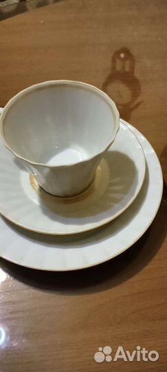 Чайная пара + десертная тарелка