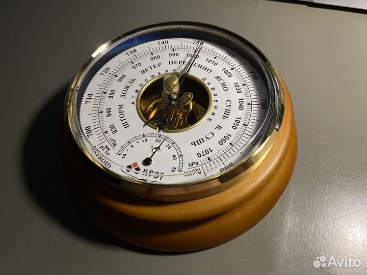Барометр с термометром бтк-сн 14