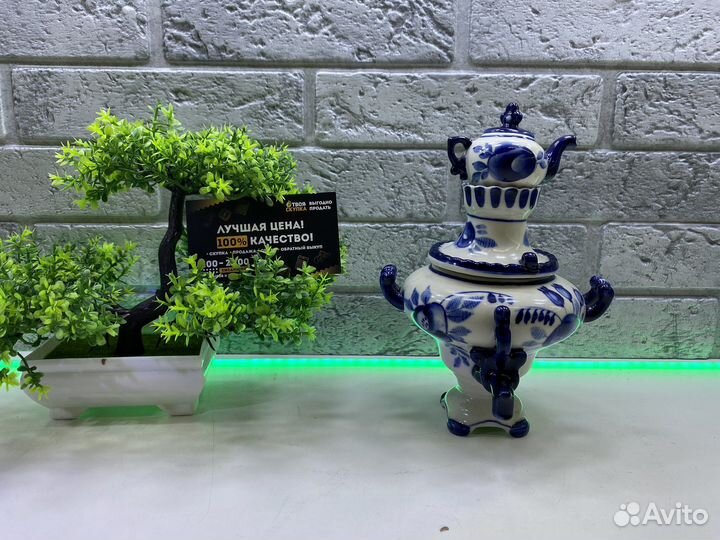 П.6129 Самовар гжель