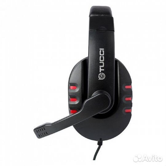 Наушники проводные с микрофоном tucci A5 черный
