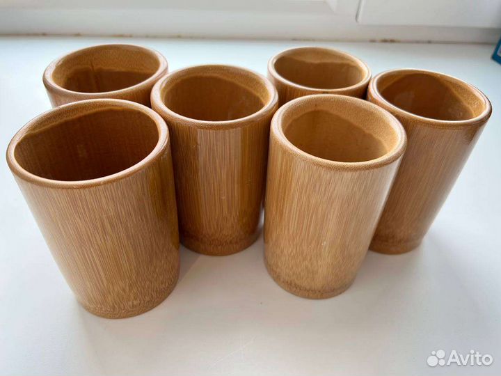 Бамбуковые вакуумные банки для массажа