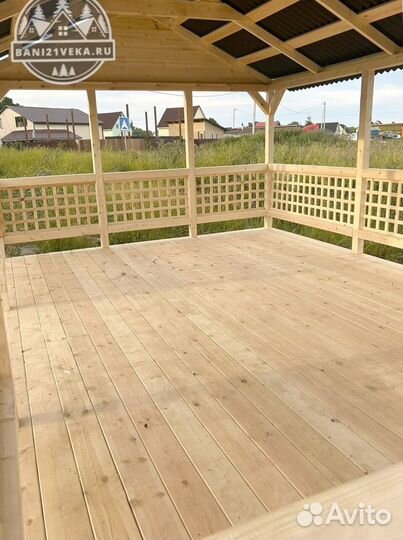 Беседка открытая 3х5