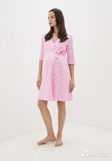 Халат и сорочка для беременных 46 48