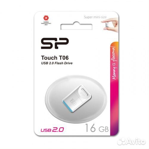 Flash Usb2.0 Silicon Power Touch T06 на 16GB