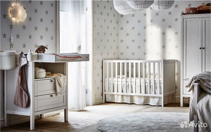 Кроватка детская IKEA sundvik 120x60